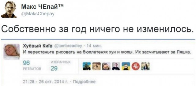 Реакция украинских патриотов