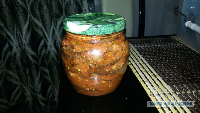 Баклажаны острые. Часть 2. Теперь с орехами.