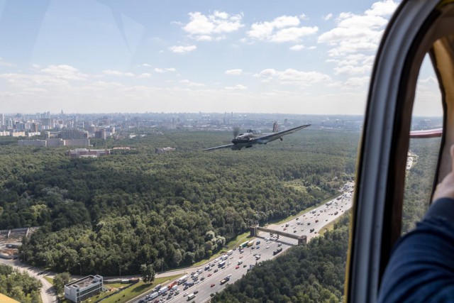 Перегон восстановленного штурмовика Ил-2