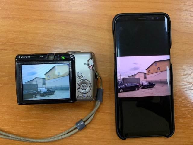 Наглядно о разнице в фотографиях между смартфоном и мыльницей