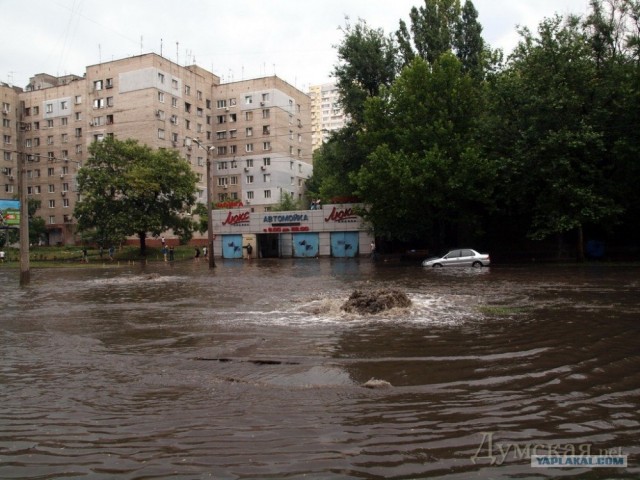 Ливень и потоп в Одессе
