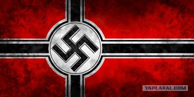 После посещения Зеленским на украинских позициях вывесили  флаг нацисткой Германии
