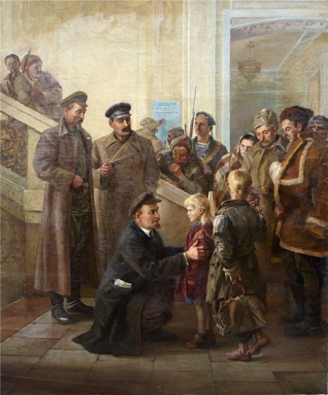 Жизнь Дзержинского в живописи и скульптуре