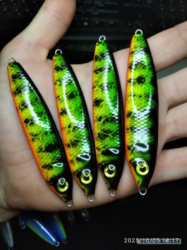 Изготавливаю на заказ рыболовные спиннинговые приманки (блесны-пилькеры).