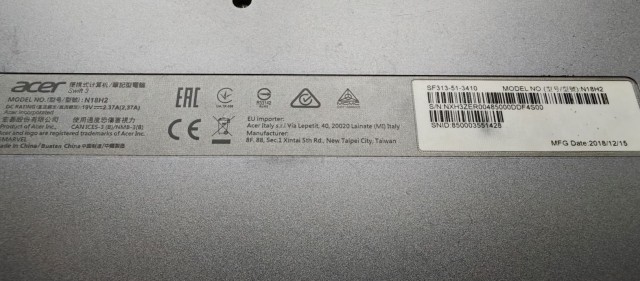 Ноут Acer Swift 3 SF313-51