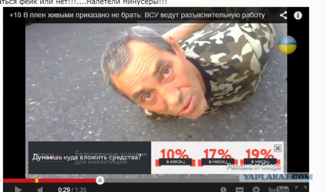 Ополченцы попали в плен...