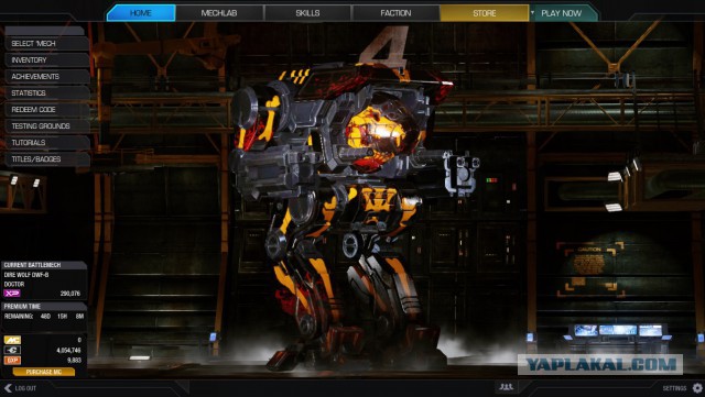 Добро пожаловать в мир MechWarrior.