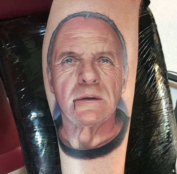 Реалистичные татуировки с изображением известных героев