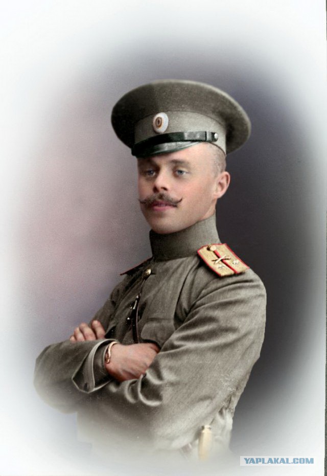 Раскрашенные фотографии русских в Первой мировой войне