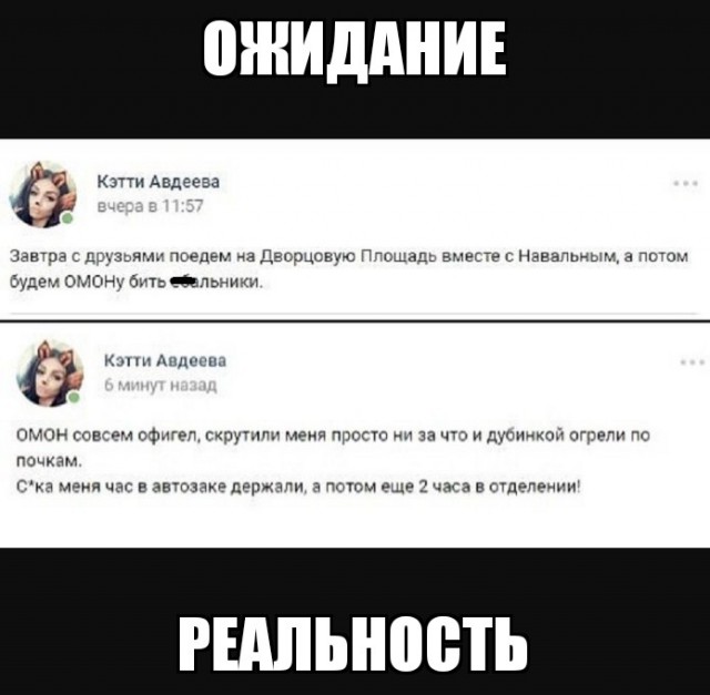Я тут на митинг вчера сходил