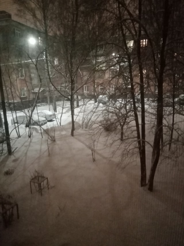 А из нашего окна