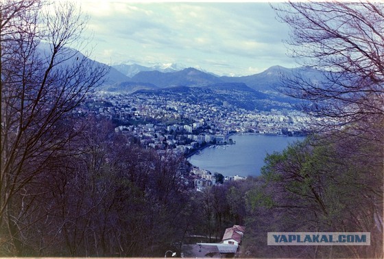 Короткая поездка Швейцарию, Лугано. Фото на FudjiFilm 200