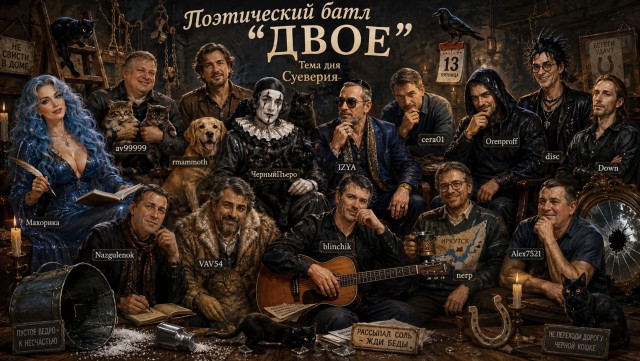 Двое, поэтический батл