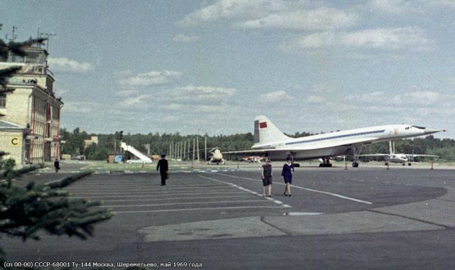 Ту-144 в Шереметьево