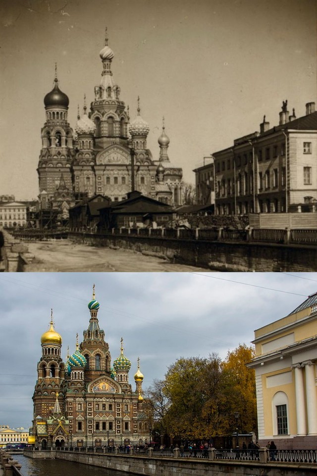 Санкт петербург раньше и сейчас