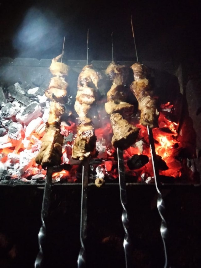 Огонь и мясо