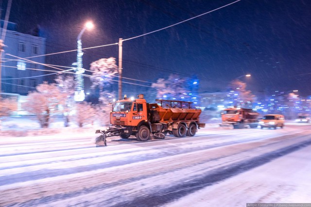 Полярная ночь. Мурманск