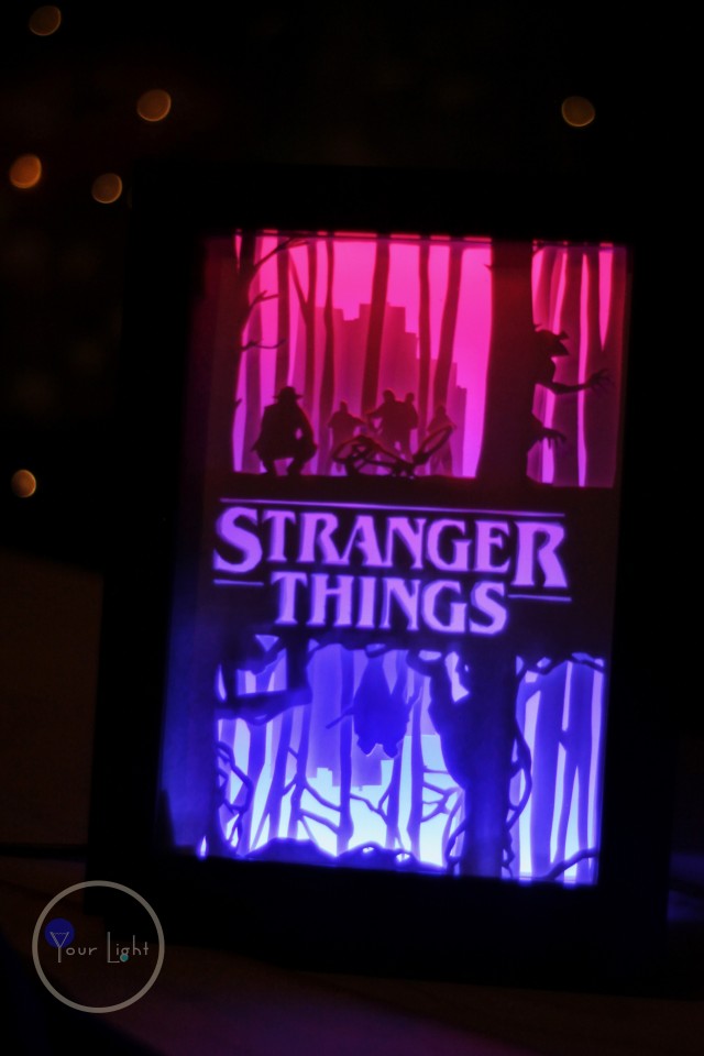 Теневая картина "Stranger Things"