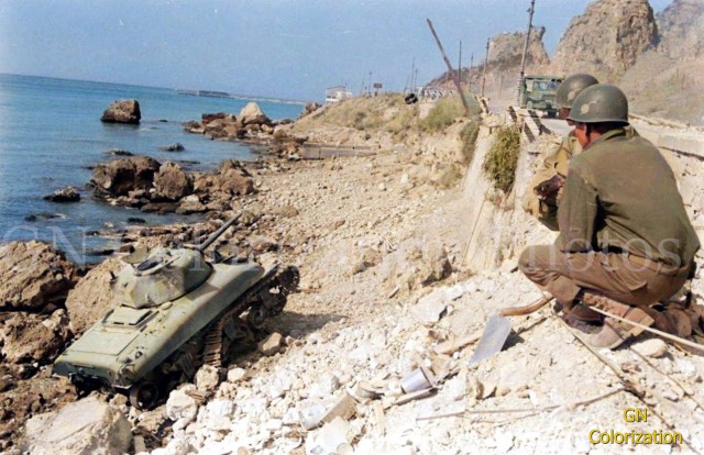 Цветные фотографии бронетехники времён Второй мировой войны