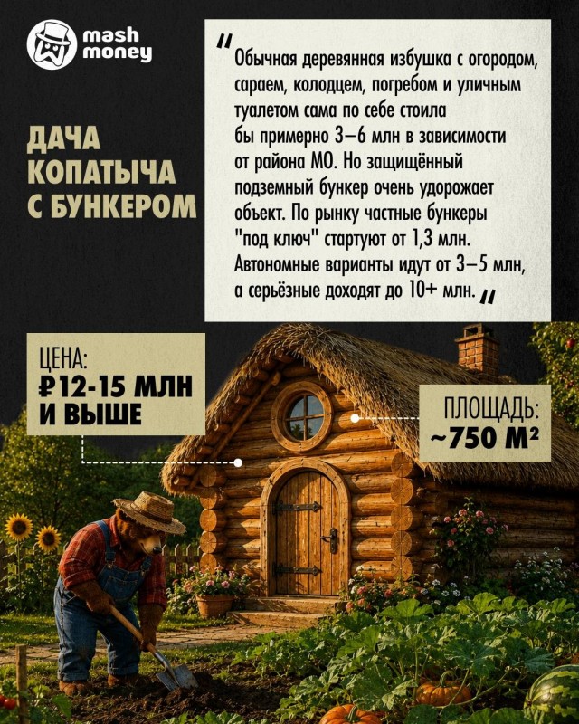 Жить в доме как у Смешарика стоит до 28 млн рублей.