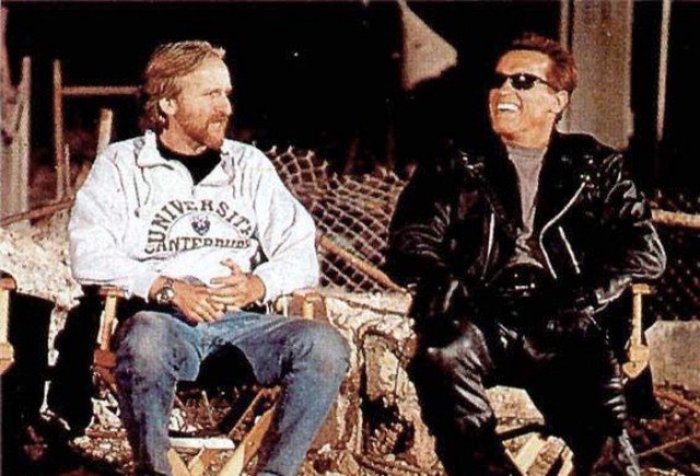 Кадры со съемочной площадки "Терминатора"