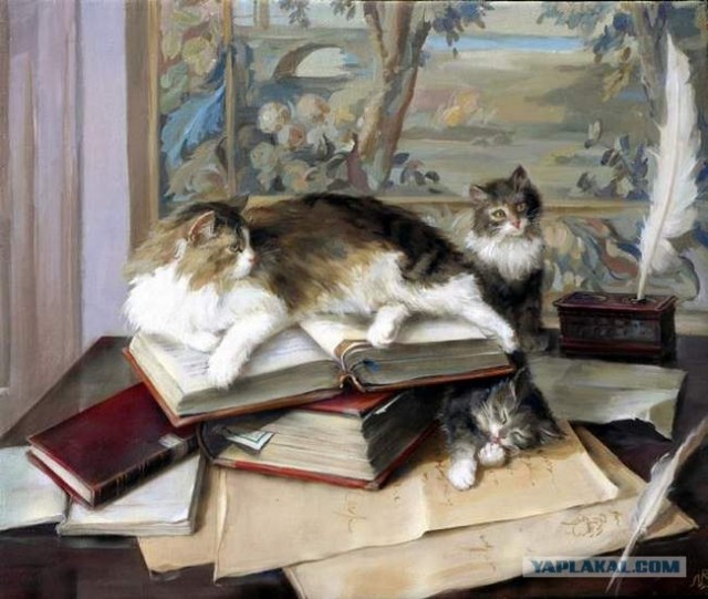 Рисованный котовторник