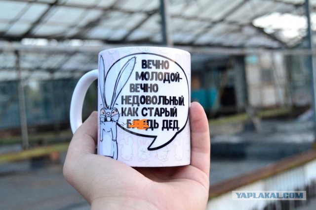 А из какой кружки вы пьёте на работе?