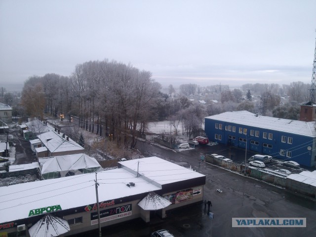 Сибирь матушка! а что у вас за окном?