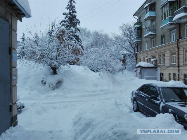 Саратов - город-сугроб