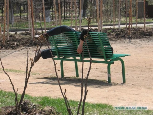 Притомился и прилёг...