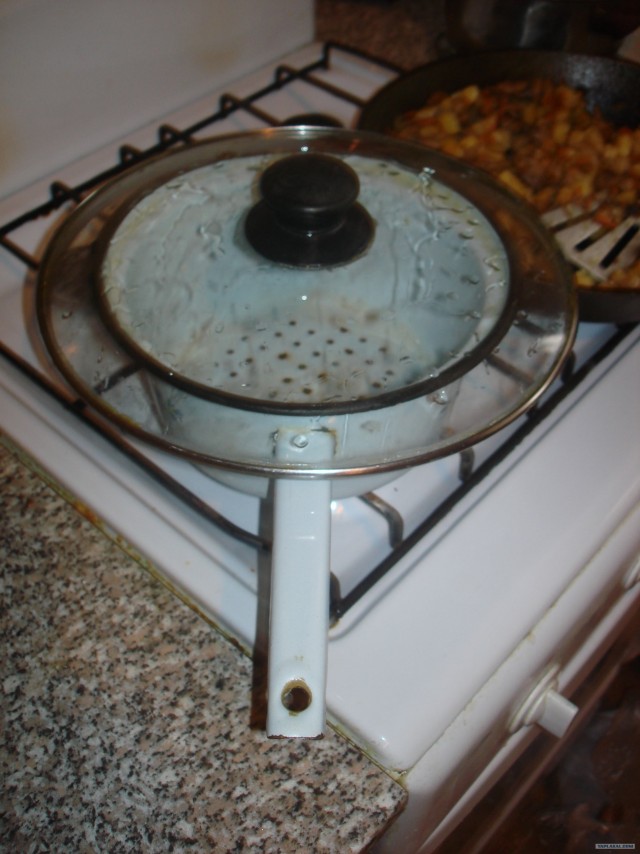 Тушёный картофель с грибами