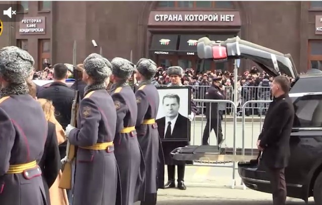 Прощание Путина с Жириновским