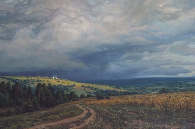 Перед грозой в живописи