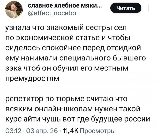 Репетитор по тюрьме