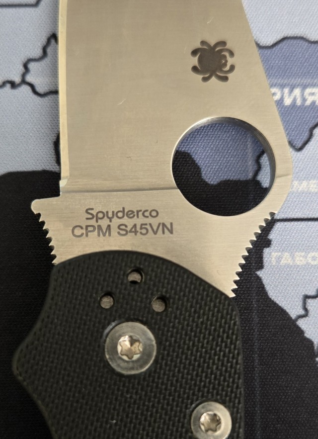 Значение обозначений на ноже Spyderco Paramilitary 2