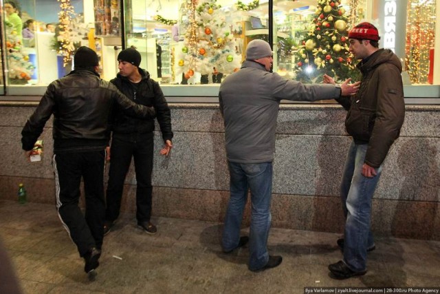 Беспорядки в Москве - продолжение возле Киевского