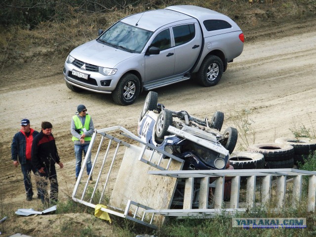 Страшная авария на ралли в Омске