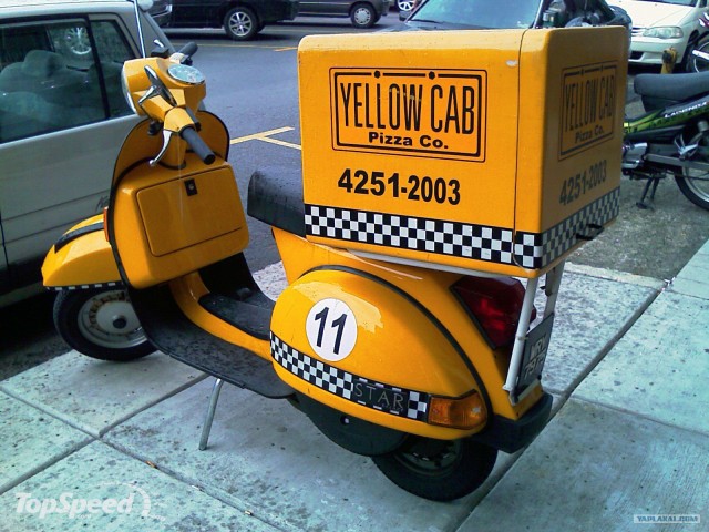 Знаменитое Нью-Йоркское желтое такси