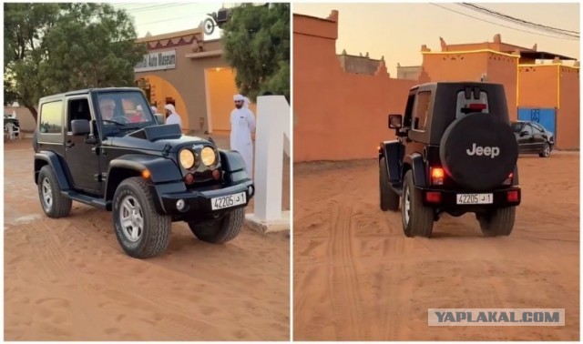 Арабы задали новый стандарт понтов — ширина автомобиля