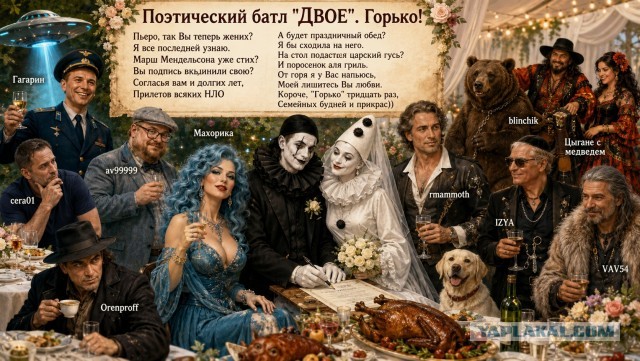 Двое, поэтический батл