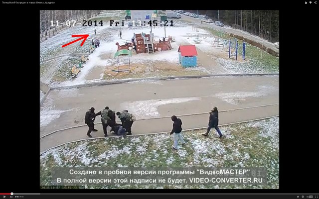 Ижевские полицейские жестко задержали мужчину