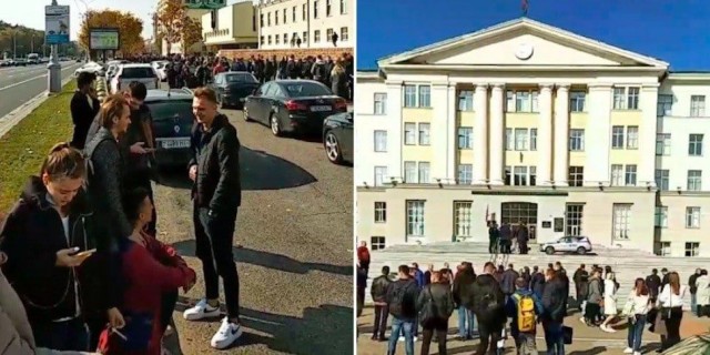 В Беларуси эвакуируют всё
