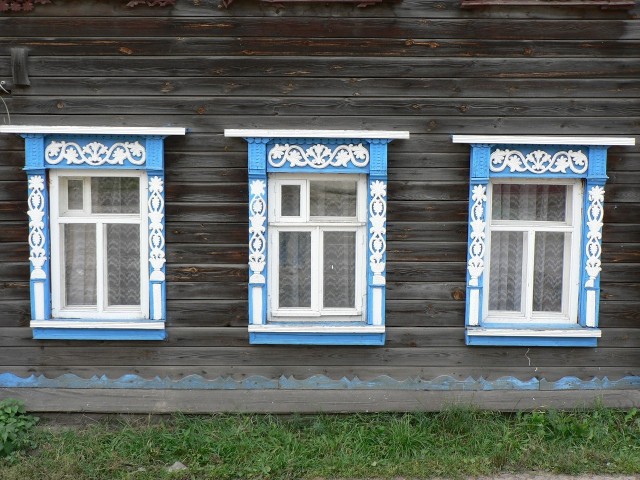 г.Семёнов. Наличники на окна (82 фото)