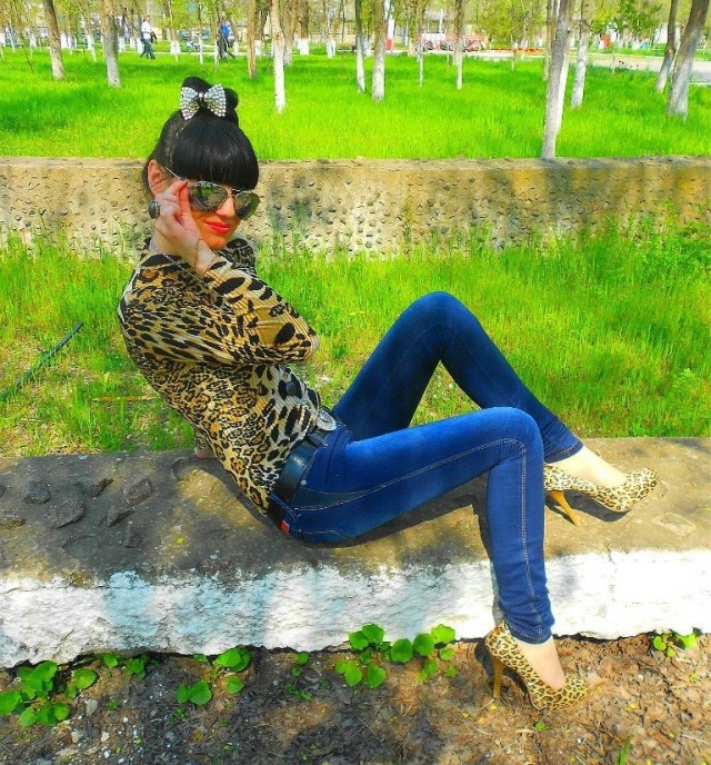 Да нормальный у нее леопёрд