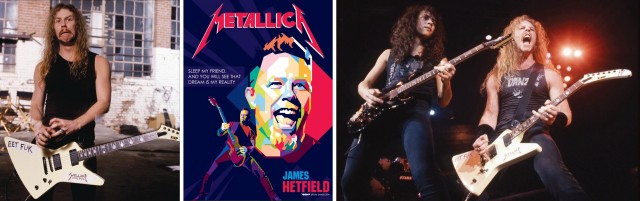 Концертные постеры от Metallica...