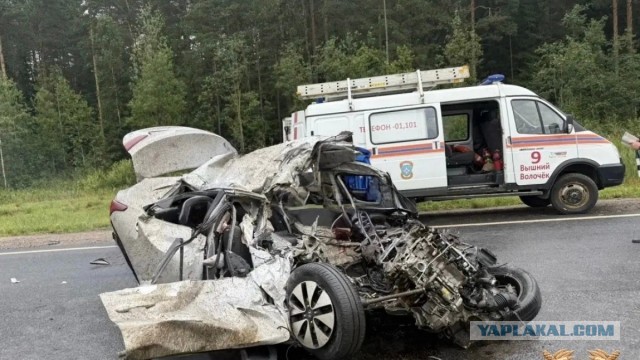 Семья ехала на отдых: На трассе М-10 в Тверской области мама, папа и двое детей погибли в ДТП с КАМАЗом