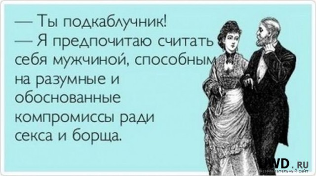Жена кухарка и муж подкаблучник