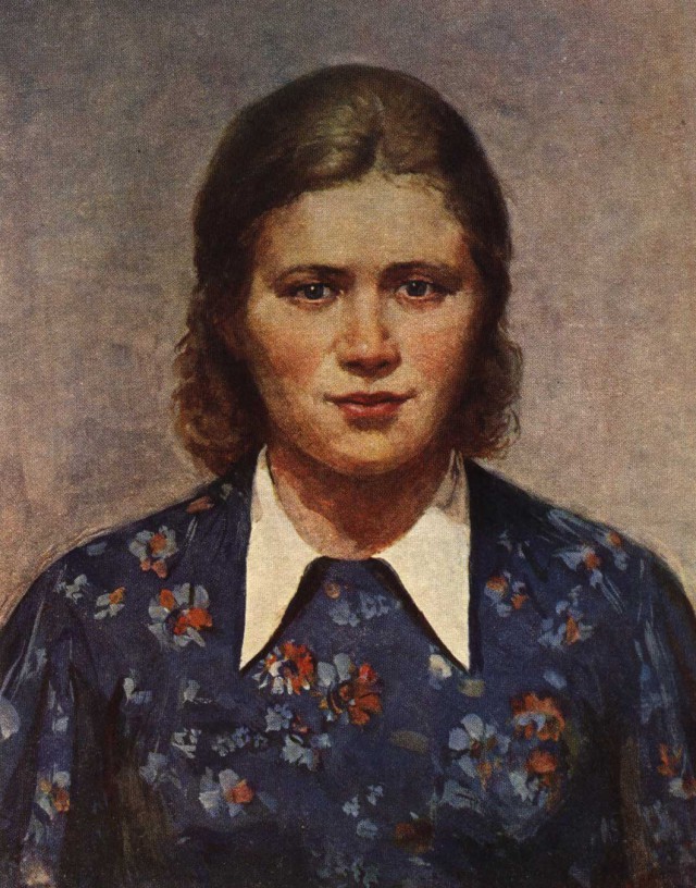 Фашисты расстреляли 18 летнюю жительницу Изварино