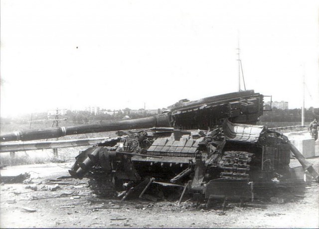 Румынские танки в Приднестровье.