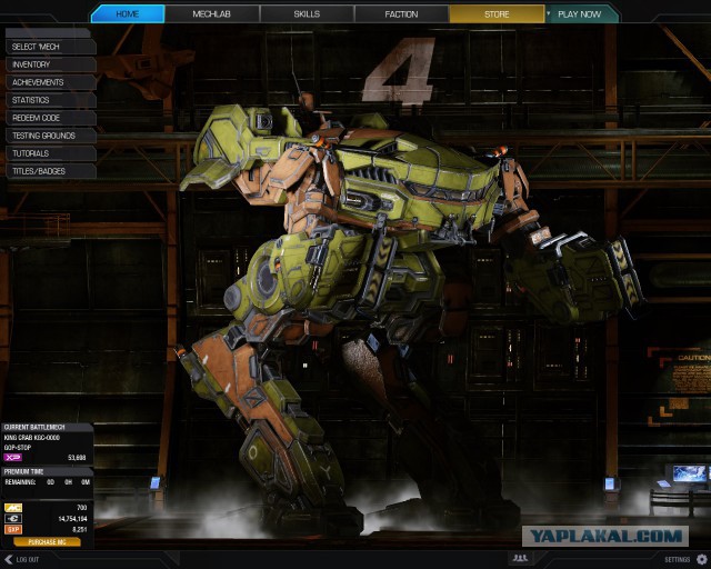 Добро пожаловать в мир MechWarrior.